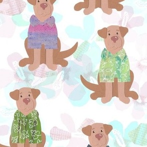 Hawaiian Shirt Labradors