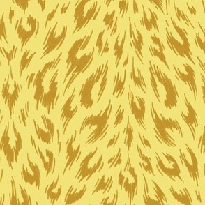 Leopard Print Duotone - Buttercup and Mustard