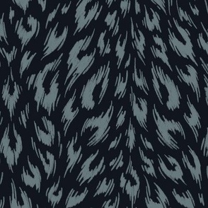 Leopard Print Duotone - Graphite and Slate