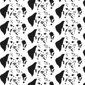 Dalmatian with Bored Facial Expression