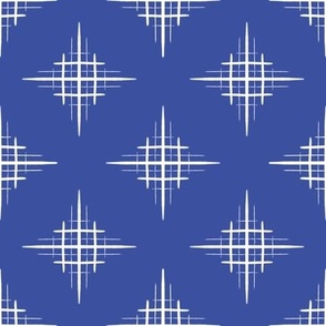 Blue Crosshatch