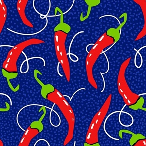 Dancing chili peppers