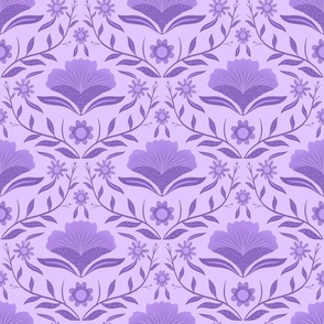 Purple Picket Fence Wildflowers (9x9)