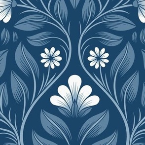 2703 A Large - Damask flowers