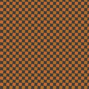 Groovy Gingham Cinnamon Spice - XS scale