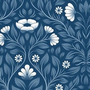 2703 A Medium - Damask flowers