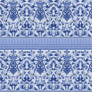 Antiqued And Reconstructed Blue And White Chinoiserie 1- Owen Jones - Examples of Chinese ornament selected from objects in the South Kensington Museum and other collections 1867