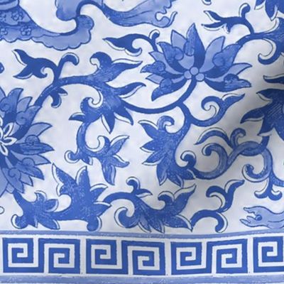 Antiqued And Reconstructed Blue And White Chinoiserie 2- Owen Jones - Examples of Chinese ornament selected from objects in the South Kensington Museum and other collections 1867