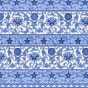 Antiqued And Reconstructed Blue And White Chinoiserie 3- Owen Jones - Examples of Chinese ornament selected from objects in the South Kensington Museum and other collections 1867 - 1