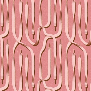 Shoe Lace Maze - Pink