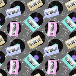 Music Vinyl Records and Cassette Tapes