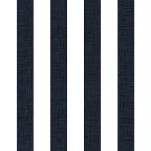 02 Graphite and White- Vertical Stripes- 2 Inches- Linen Texture- Awning Stripes- Cabana Stripes- Zebra Stripes- Dark Gray- Grey- Petal Solids Coordinate- Striped Wallpaper- Halloween- Large