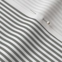 03 Pewter Gray and White- Vertical Stripes- 1/8 Inch- Awning Stripes- Cabana Stripes- Petal Solids Coordinate- Striped Wallpaper- Grey- Neutral- Mini