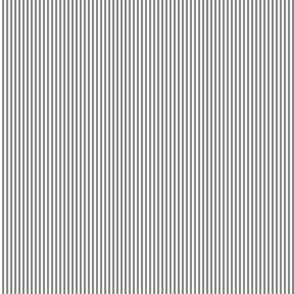 03 Pewter Gray and White- Vertical Stripes- 1/8 Inch- Awning Stripes- Cabana Stripes- Petal Solids Coordinate- Striped Wallpaper- Grey- Neutral- Mini