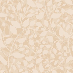 Trailing branches gray sand tone in tone