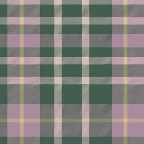 Tartan Plaid Green and Purple