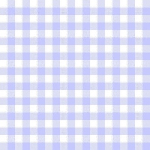 SMALL periwinkle gingham check fabric - easter pastel purple blue cute spring 