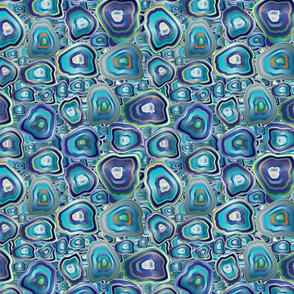 agate mosaic blue