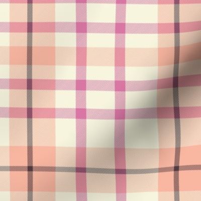 Modern Tartan Plaid Pink