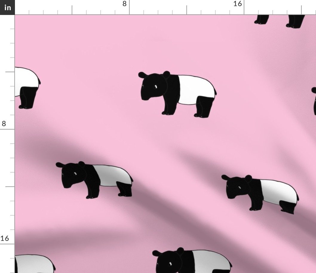 Tapir Light Pink- Large Print