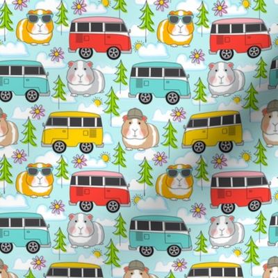 tiny guinea pigs and camper vans