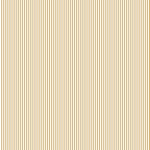 10 Honey and White- Vertical Stripes- 1/8 Inch- Awning Stripes- Cabana Stripes- Petal Solids Coordinate- Striped Wallpaper- Gold- Mini