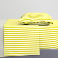 12 Lemon Lime Yellow and White- Vertical Stripes- Half Inch- Awning Stripes- Cabana Stripes- Petal Solids Coordinate- Striped Wallpaper- Bright Yellow- Summer- Small