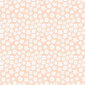 XS | Spring Daisy on Dusty Coral