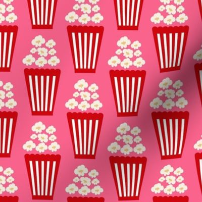 Medium Scale Movie Night Popcorn on Pink
