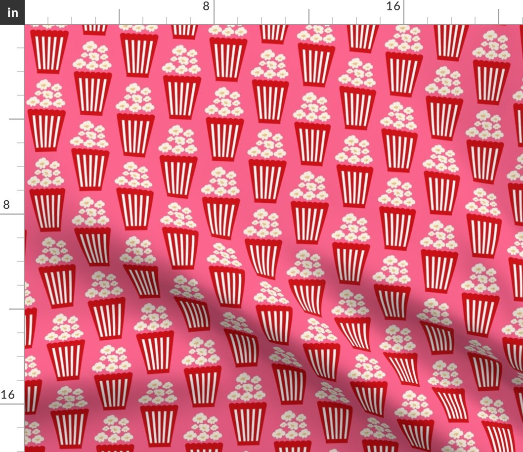 Medium Scale Movie Night Popcorn on Pink
