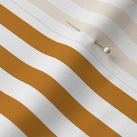 15 Desert Sun and White- Vertical Stripes- Half Inch- Awning Stripes- Cabana Stripes- Petal Solids Coordinate- Mustard- Ocher- Gold- Small
