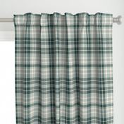 Tartan Green and Blue Plaid Grid