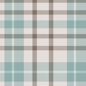 Tartan Plaid Green, Brown, Beige