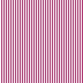 18 Bubble Gum Pink- Vertical Stripes- Quarter Inch- Awning Stripes- Cabana Stripes- Petal Solids Coordinate- Extra Small