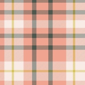 Tartan Plaid Pink, Yellow, and Green