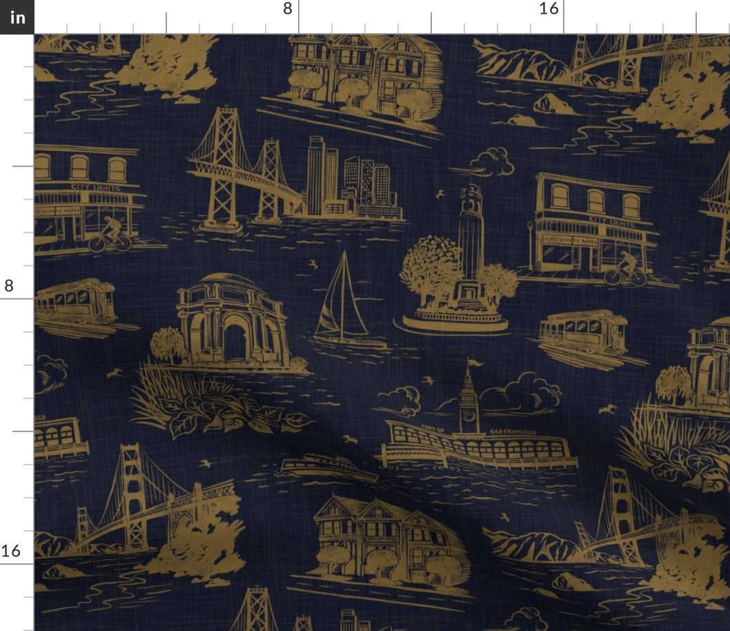 San Francisco Toile BlackGold SM