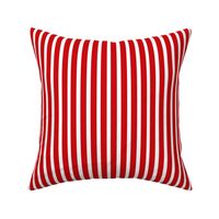 Large Scale Movie Night Popcorn Red and White Stripes