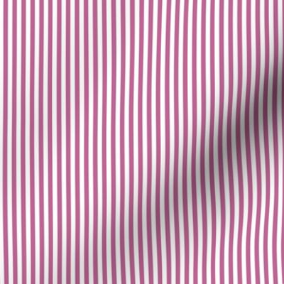 20 Peony Pink- Vertical Stripes- 1/8 Inch- Awning Stripes- Cabana Stripes- Petal Solids Coordinate- Mini