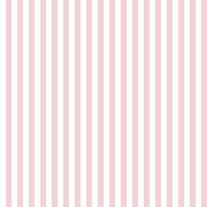 21 Cotton Candy Pastel Pink- Vertical Stripes- Half Inch- Awning Stripes- Cabana Stripes- Petal Solids Coordinate- Small