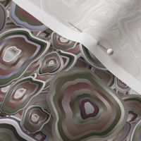 agate mosaic in grey