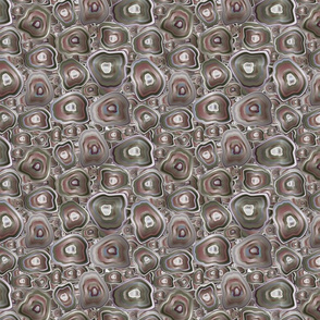 agate mosaic in grey