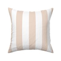 22 Blush Beige- Vertical Stripes- 2 Inches- Awning Stripes- Cabana Stripes- Petal Solids Coordinate- Neutral- Large