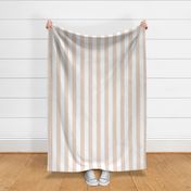 22 Blush Beige- Vertical Stripes- 2 Inches- Awning Stripes- Cabana Stripes- Petal Solids Coordinate- Neutral- Large