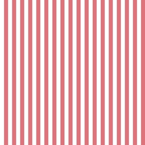 23 Watermelon Coral- Vertical Stripes- Half Inch- Awning Stripes- Cabana Stripes- Petal Solids Coordinate- Flamingo- Pink- Pastel Christmas- Small