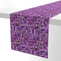 agate mosaic in purple