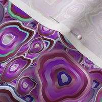 agate mosaic in purple