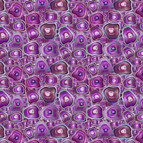 agate mosaic in purple