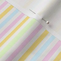 MINI pastel spring easter stripes fabric - cute farmhouse coordinate horizontal