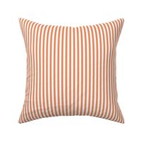 25 Peach Orange- Vertical Stripes- Quarter Inch- Awning Stripes- Cabana Stripes- Petal Solids Coordinate- Soft Orange- Pastel Halloween- Extra Small