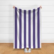 28 Grape- Vertical Stripes- 4 Inches- Awning Stripes- Cabana Stripes- Petal Solids Coordinate- Violet- Purple- Lavender- Halloween- Extra Large